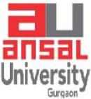 Ansal University (AU), Admission Open Batch 2018