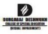 Durgabai Deshmukh College of Special Education (DDCSE), Visual Impairment